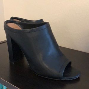 Mossimo Mule Open Toe Platform Heels